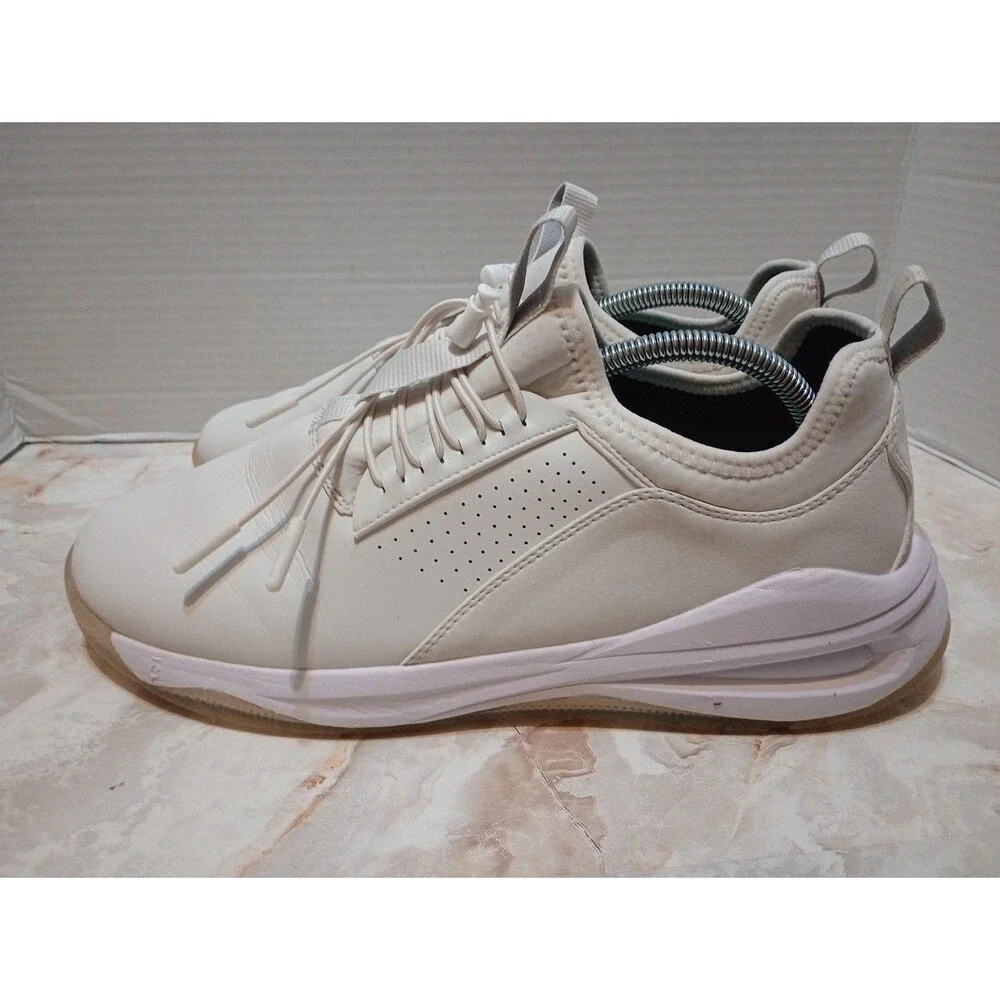 Clove Shoes Mens Size 10.5 Whute Slip On Nursing Walking Sneakers Comfort - Picture 6 of 9